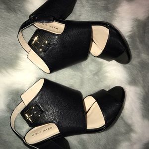 Cole haan block heel shoes